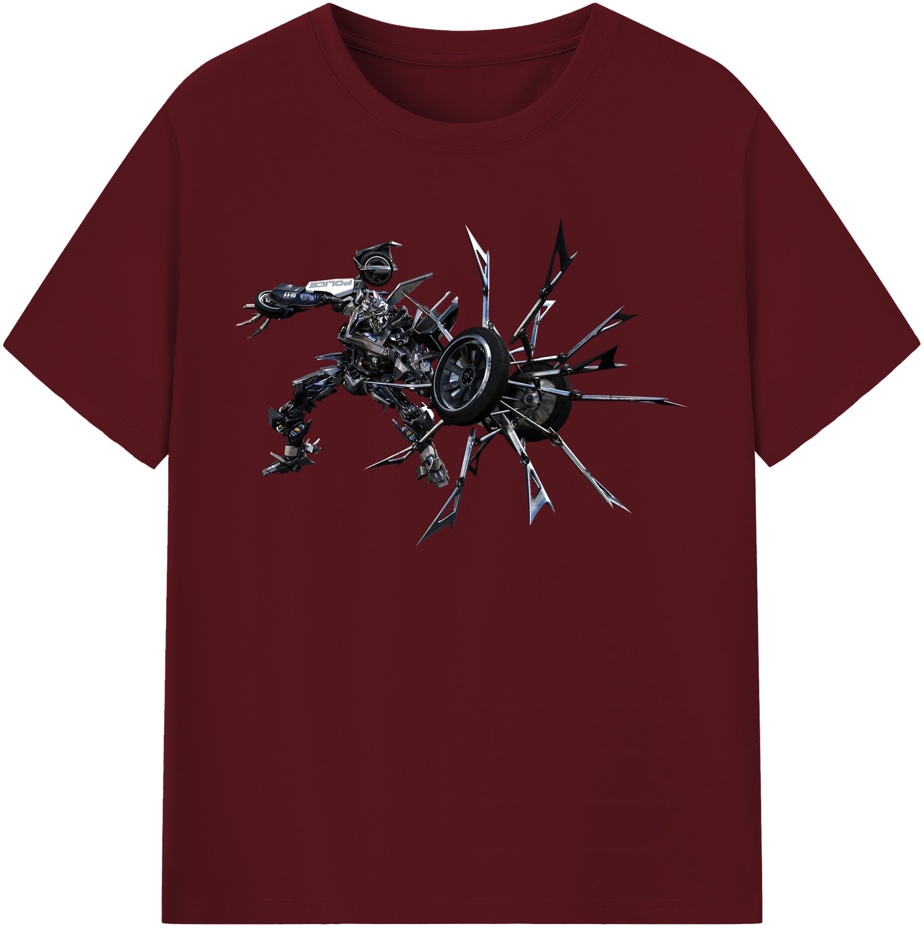 （画像用）  綿100％半袖Tシャツ（フロントプリント）
